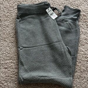 Express Heather Gray Knit Joggers